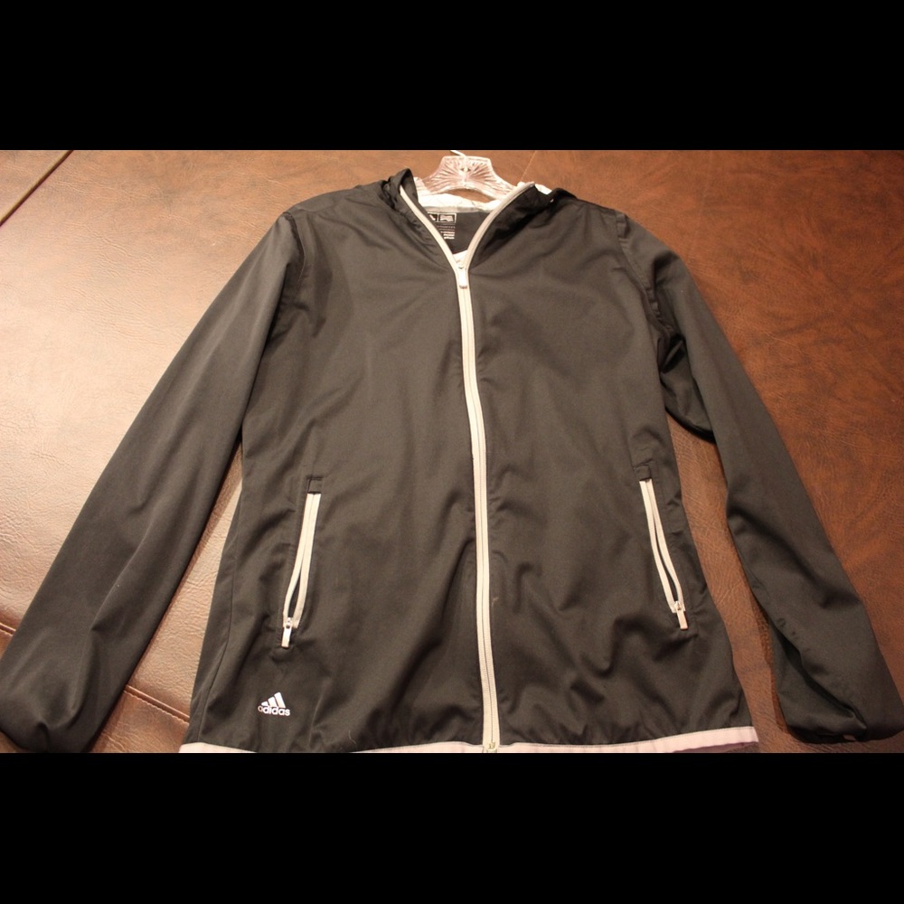 Adidas windbreaker black